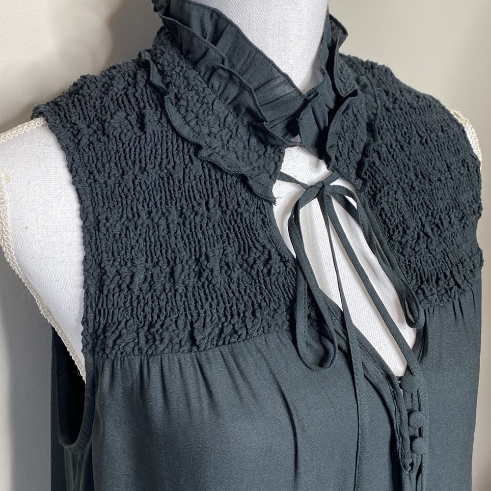Free People Sleeveless Ruffle Blouse - Picture 3 of 7